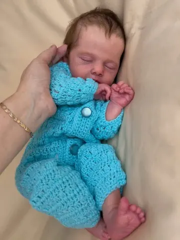 Luna Sleeping Silicone Baby 2 Thumb product photo