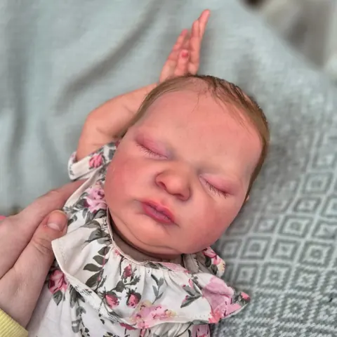 Mila Open Eyes Reborn Doll 5 Thumb product photo