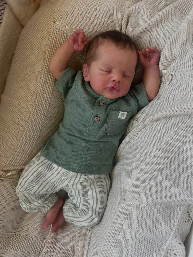 Moon Sleeping Reborn Doll silicone reborn baby doll, photo 1 of 5