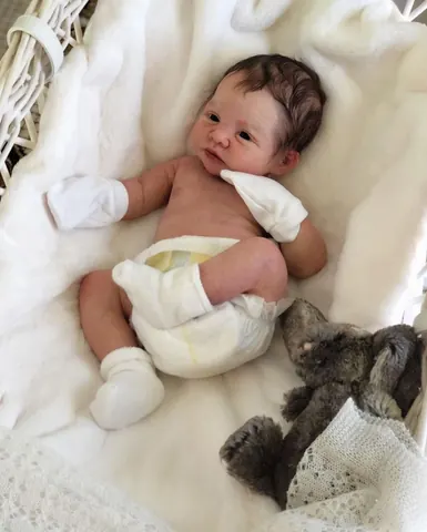 Nora Open Eyes Doll silicone reborn baby doll